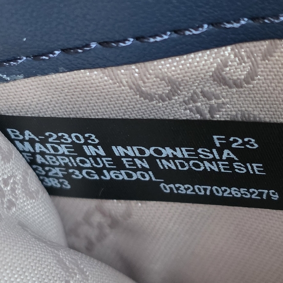 Michael Kors Marilyn Small Logo Blue Crossbody SET - Picture 12 of 14